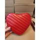 Gucci INTERLOCKING G MINI HEART SHOULDER BAG 751628 Red High