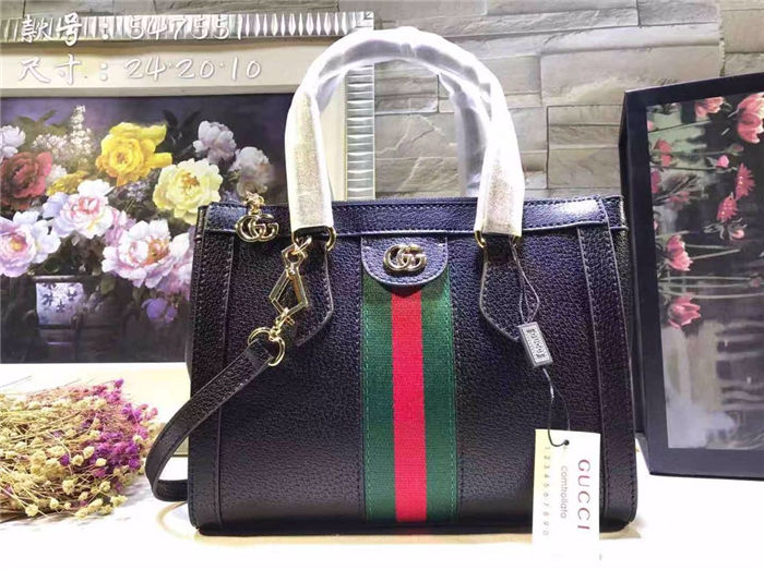 Gucci Ophidia small tote bag Black Mid