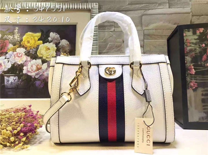 Gucci Ophidia small tote bag White Mid