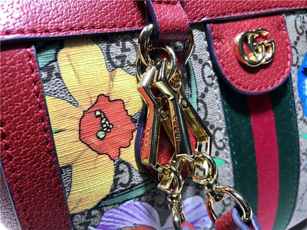 Gucci Ophidia small tote bag Red Mid