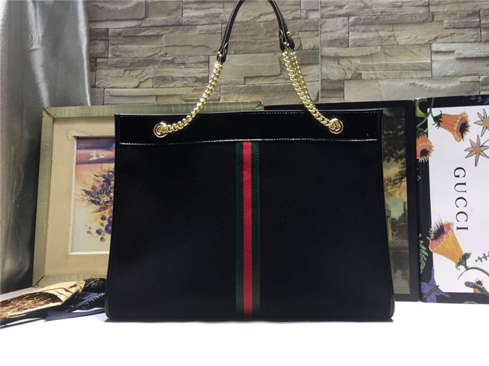 Gucci Rajah GG tote Black Mid