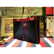 Gucci Rajah GG tote Black-Red Mid