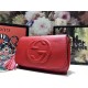 Gucci Soho Crossbody Camera Bag Red Mid