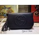 Gucci Soho Crossbody Camera Bag Black Mid