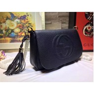 Gucci Soho Crossbody Camera Bag Black Mid