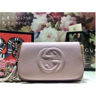 Gucci Soho Crossbody Camera Bag Pink Mid