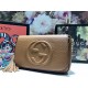 Gucci Soho Crossbody Camera Bag Camel Mid