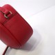 Gucci Soho Small Leather Disco Shoulder Bag 308364 Red High