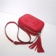 Gucci Soho Small Leather Disco Shoulder Bag 308364 Red High