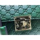 Gucci Padlock GG Supreme top handle bag Green Mid