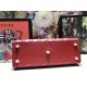 Gucci Padlock GG Supreme top handle bag Red Mid