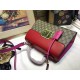 Gucci Padlock GG Supreme top handle bag GG-Red Mid