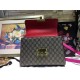 Gucci Padlock GG Supreme top handle bag GG-Red Mid