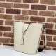 Gucci MEDIUM BUCKET SHOULDER BAG Leather 782904 Ivory High