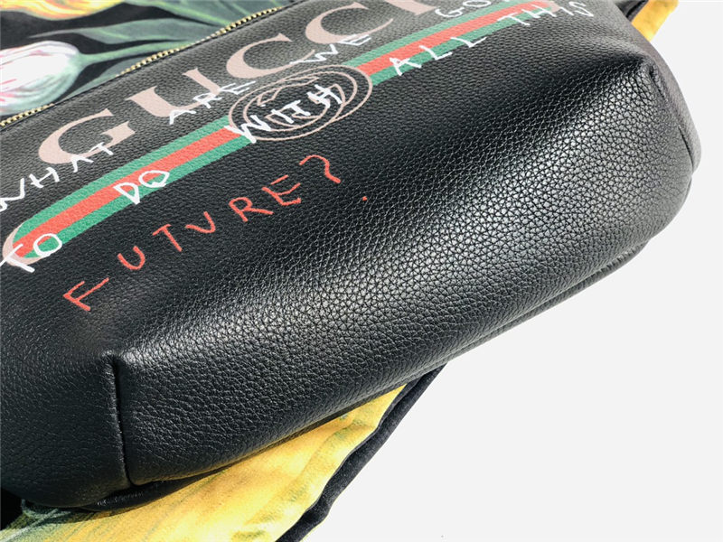 Gucci Coco Capitán logo belt bag 493869 Black High