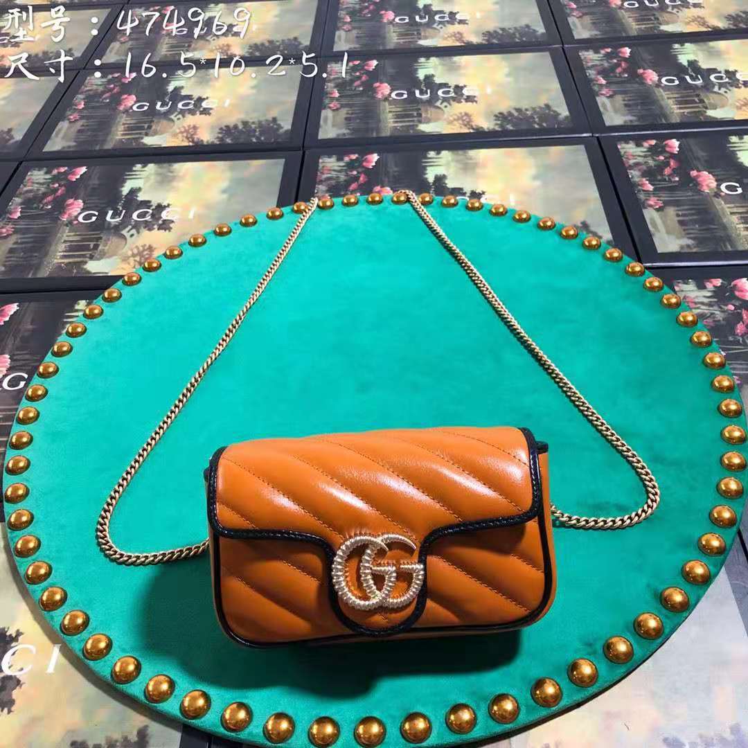 GG MARMONT MATELASSÉ SUPER MINI BAG 476433 High