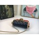 GG Marmont Super Mini Bag 476433 Blue/Red Mid