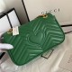 GG Marmont Small Shoulder Bag 443497 Green Mid