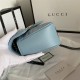 GG Marmont Small Shoulder Bag 443497 Sky Blue Silver-Metal Mid