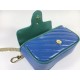 GG Marmont Super Mini Bag 476433 Blue Mid