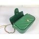 GG Marmont Super Mini Bag 476433 Green Mid