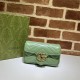 GG MARMONT MATELASSÉ SUPER MINI BAG 476433 Light Green High