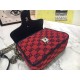 GG Marmont Multicolor Mini Top Handle Bag Red Mid