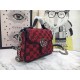 GG Marmont Multicolor Mini Top Handle Bag Red Mid