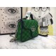 GG Marmont Multicolor Mini Top Handle Bag Green Mid