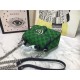 GG Marmont Multicolor Mini Top Handle Bag Green Mid