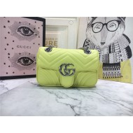 GG Marmont Mini Shoulder Bag Yellow Mid