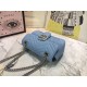 GG Marmont Mini Shoulder Bag Blue Mid