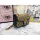 GG Marmont Mini Shoulder Original GG canvas Bag Black Mid