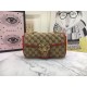 GG Marmont Mini Shoulder Original GG canvas Bag Red Mid