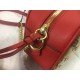 GG Marmont Small Shoulder Original GG canvas Bag Red Mid