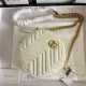 GG Marmont Mini round Shoulder Bag White Mid