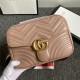 GG Marmont Small Shoulder Bag With Sylvie Strap 498100 Nude Mid