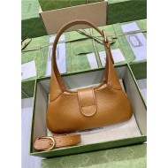 Aphrodite small shoulder bag 735106 Leather Brown High