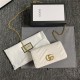 GG Marmont Mini Chain Bag White Mid