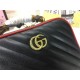 GG Marmont Small Shoulder Bag with Bamboo Black Mid