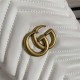 GG Marmont Mini Bucket Bag White Mid