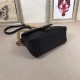 GG Marmont Mini Top Handle Bag Black Mid