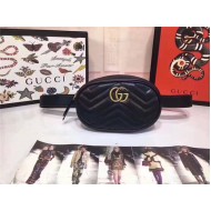 GG Marmont Belt Bag 476434 Dusty Black Mid