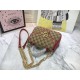 GG Marmont Mini Top Handle Original GG canvas Bag Mid