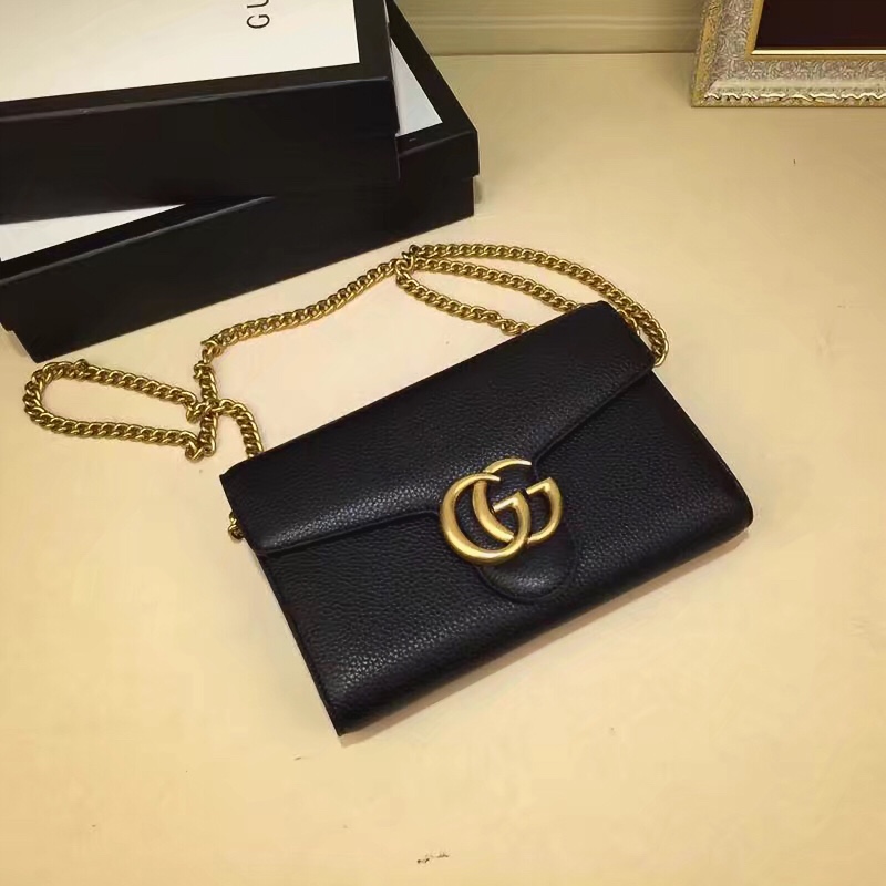 GG Marmont Mini Bag Black Mid