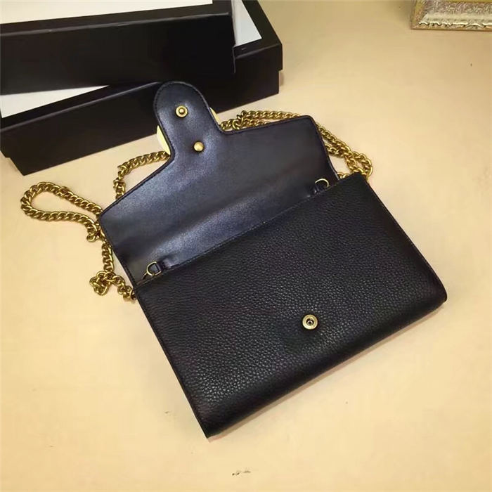 GG Marmont Mini Bag Black Mid