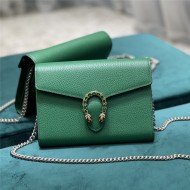 DIONYSUS MINI CHAIN WALLET 401231 Leather Green High