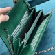 DIONYSUS MINI CHAIN WALLET 401231 Leather Green High