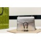 Dionysus Leather mini Bag 421970 Silver high