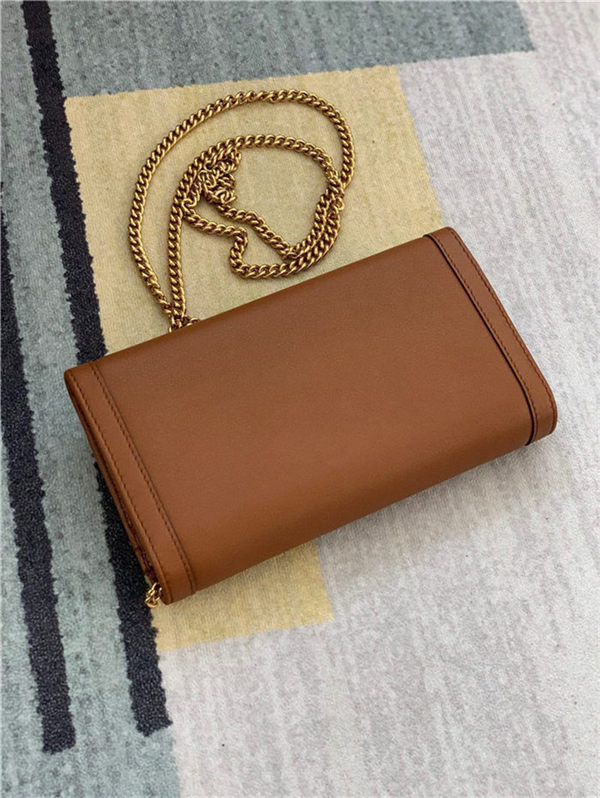 Gucci Diana Wallet on Chain 658243 Brown High